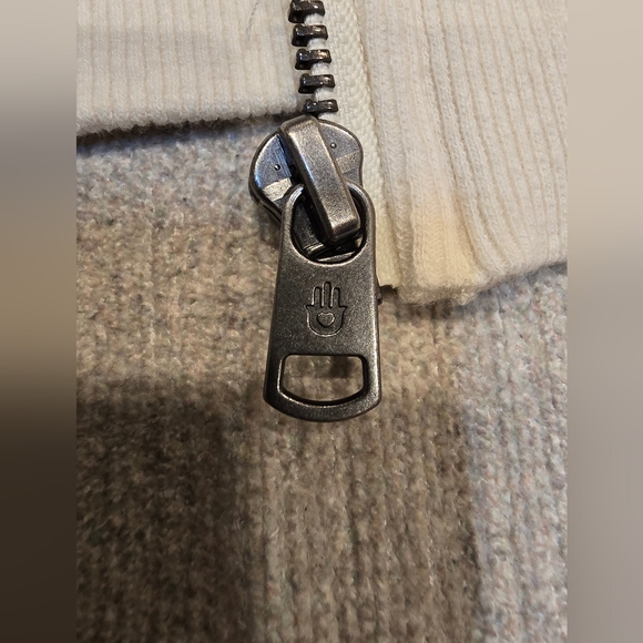 EUC Spiritual Gangster Ruby Bomber Jacket winter white, small, $148 - Picture 9 of 10